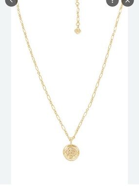 Kendra Scott Gold Medallion Pendant Necklace
